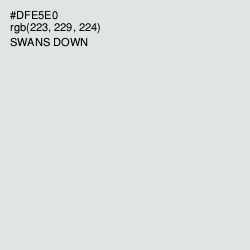#DFE5E0 - Swans Down Color Image